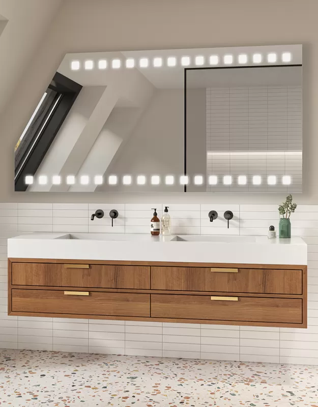 MIRROR ASSIMO LED SLOPING CEILING 