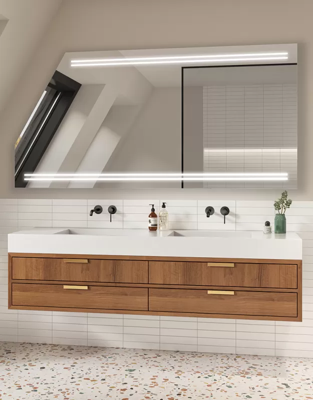 MIRROR NARVI LED SLOPING CEILING 
