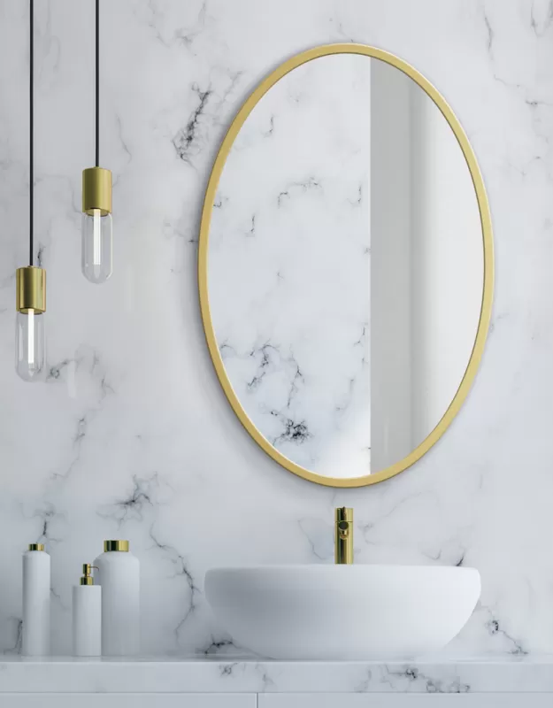MIRROR OVAL GOLD